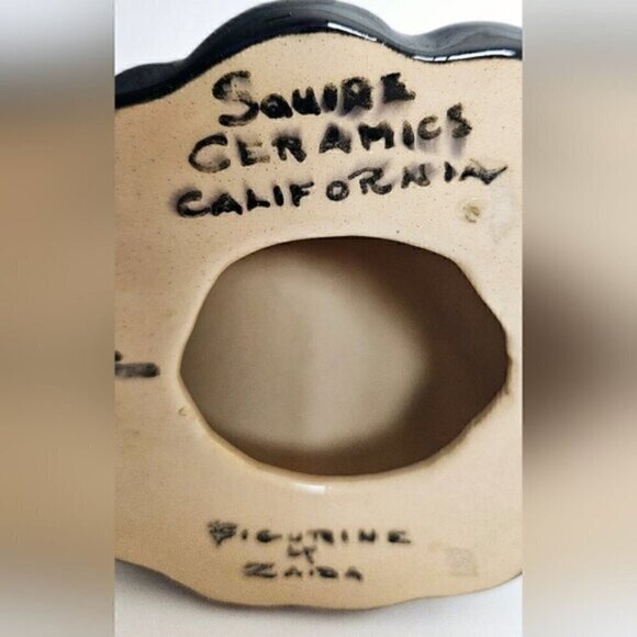 Vintage Squire Ceramics Figurine Girl with Doll – Zaida – California Pottery - Picture 12 of 15